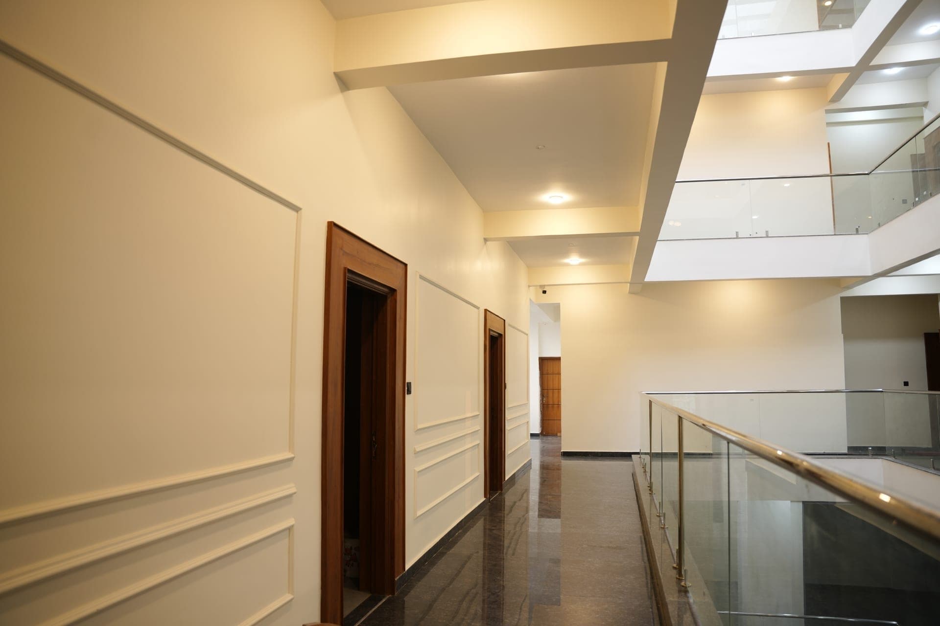 Hotel lobby and reception area at Sarvam Residency, Sagara